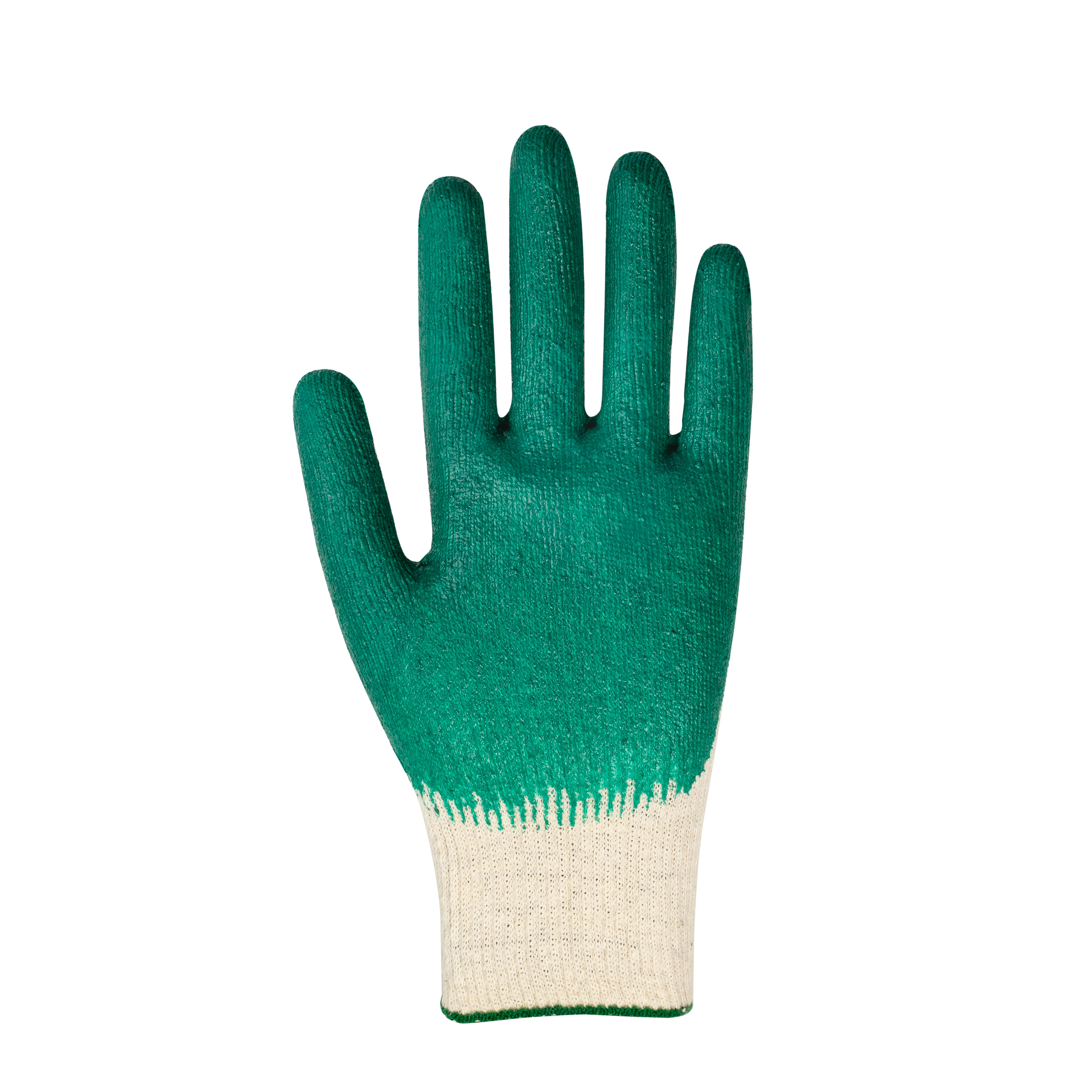 Изображение товара Перчатки BRONITEX из ХБ пряжи с латексом 13 класс рабочие бесшовные L-XL