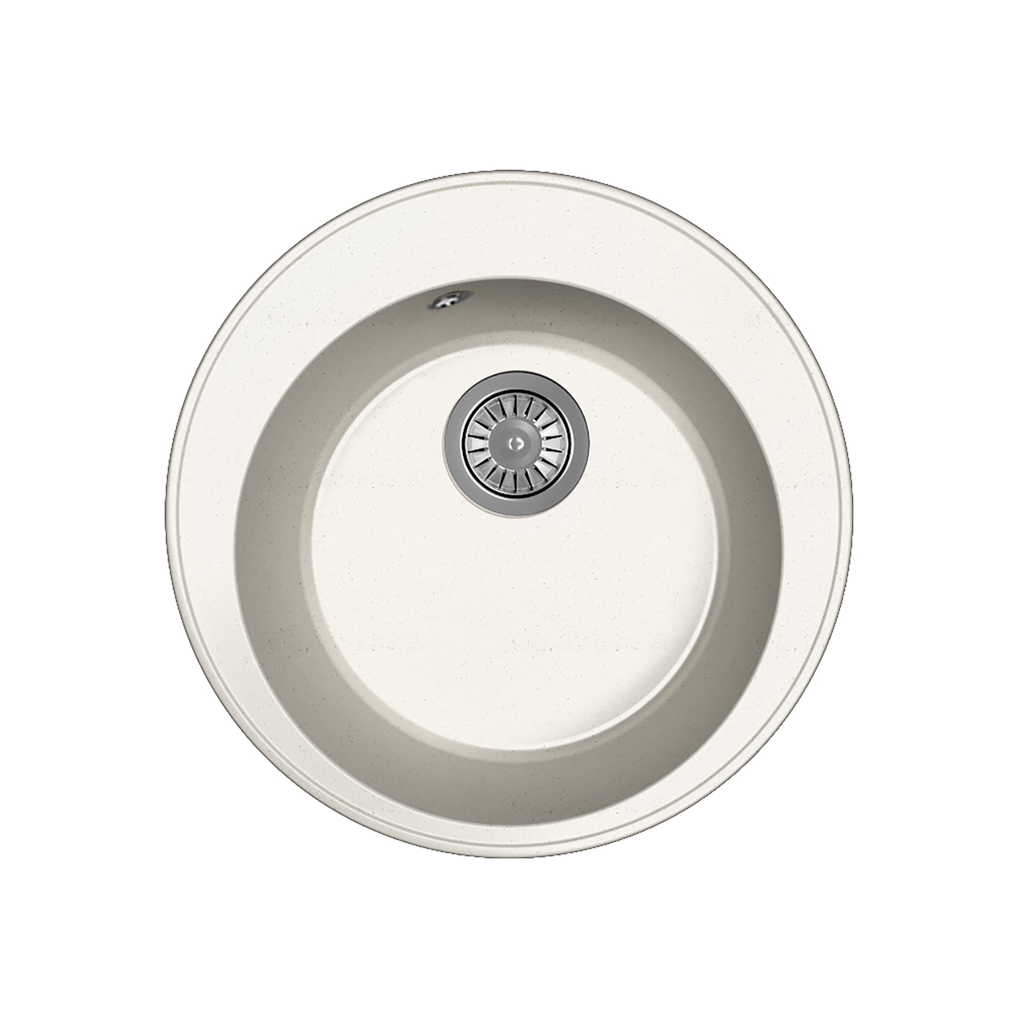 Изображение товара Мойка кухонная Bamboo Диона 650 белый устойчивый искусственный мрамор