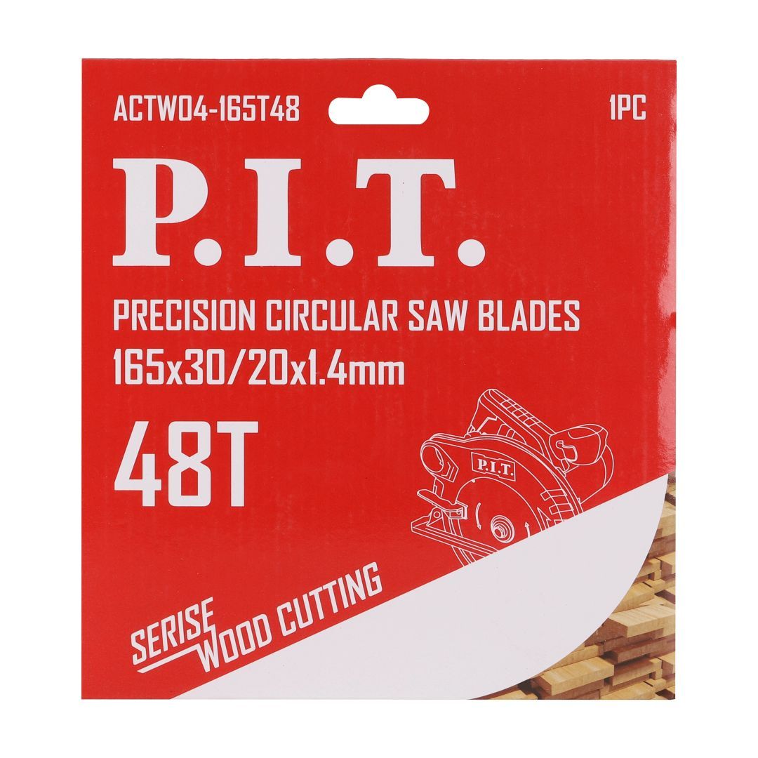 Изображение товара Диск пильный P.I.T. 165x30/20x1,4 мм 48T ACTW04-165T48