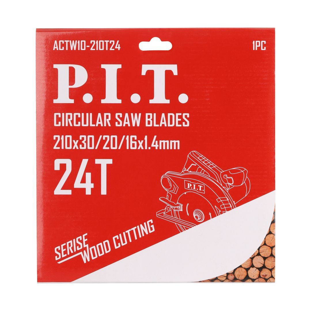Изображение товара Диск пильный P.I.T. 210x30/20/16x1,4 мм 24T ACTW10-210T24