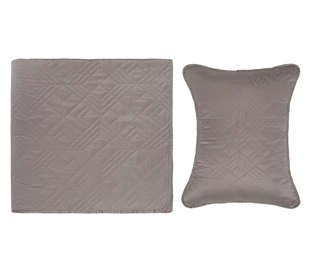 Изображение товара Покрывало евро 230x250 с наволочками 50x70 Sofi de Marko Себастьян беж