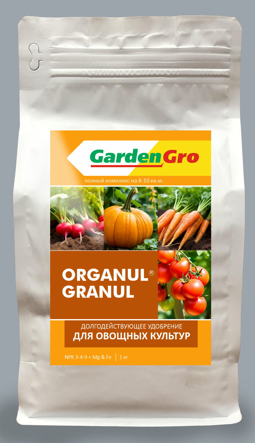 Изображение товара Удобрение для овощей ORGANUL GRANUL 1 кг органическое подкормка для урожая