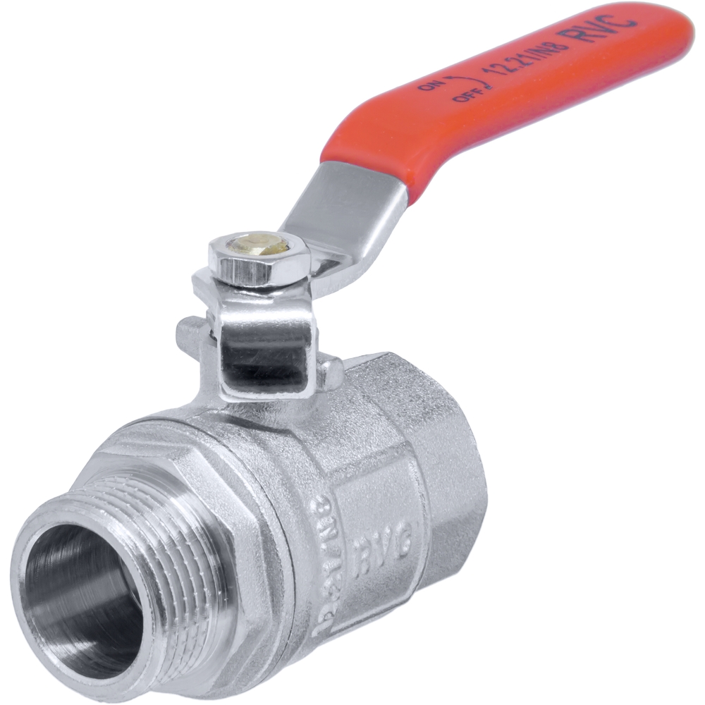 Изображение товара Кран шаровой 3/4" в/н ручка MPF надежный латунный кран для систем воды и пара