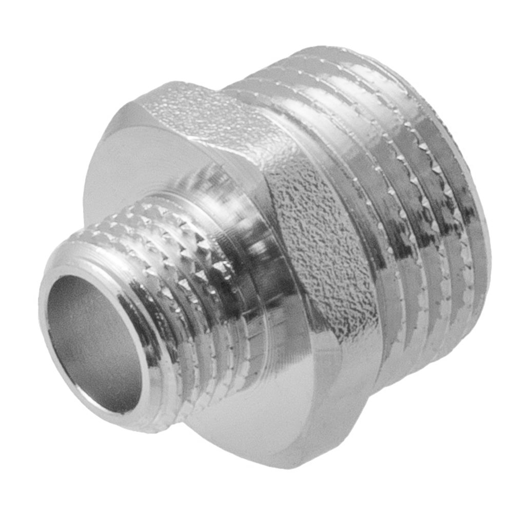 Изображение товара Ниппель - переходник (бочонок) 1/2" х 1/4" н/н MPF