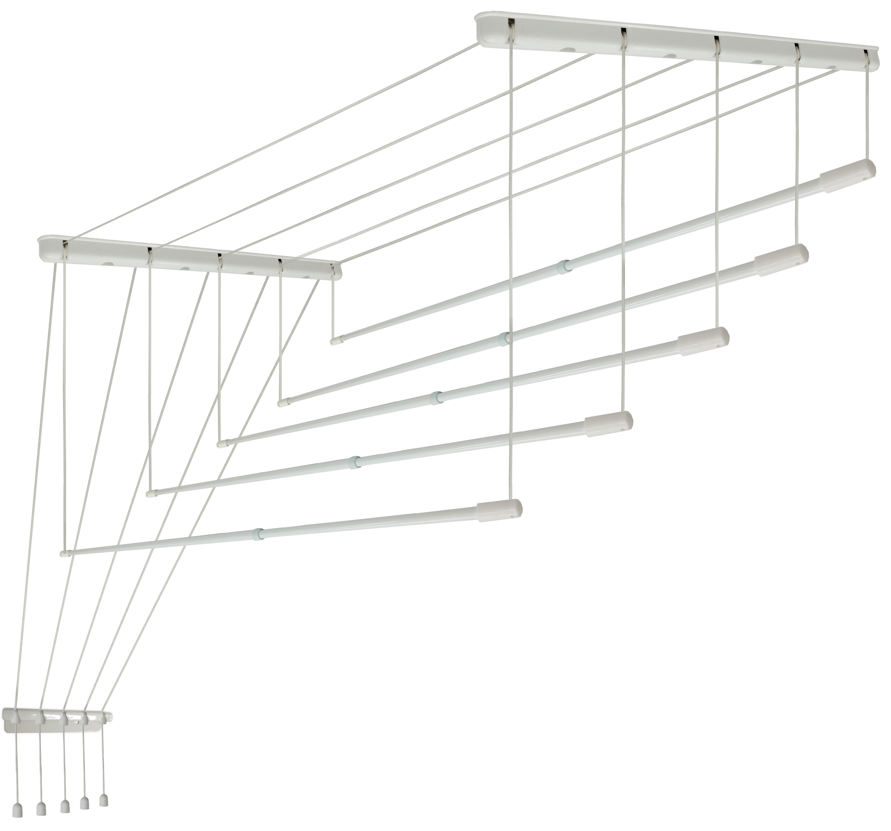 Изображение товара СУШИЛКА ПОТОЛОЧНАЯ ТЕЛЕСКОП FRAU HELLEN, 1,4-2,5 М, БЕЛАЯ