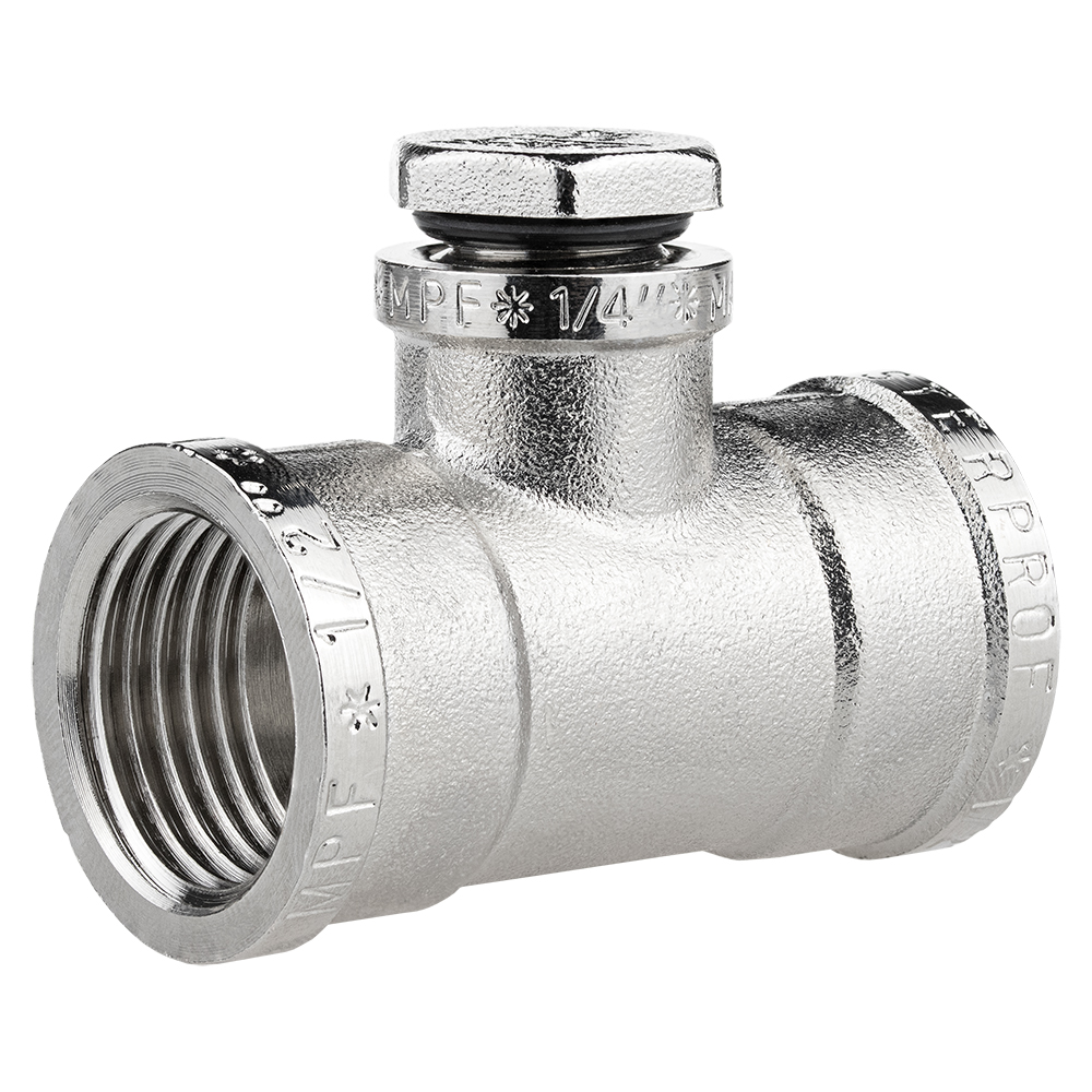 Изображение товара Тройник под манометр 1/2" х 1/4" х 1/2" в/в/в MPF