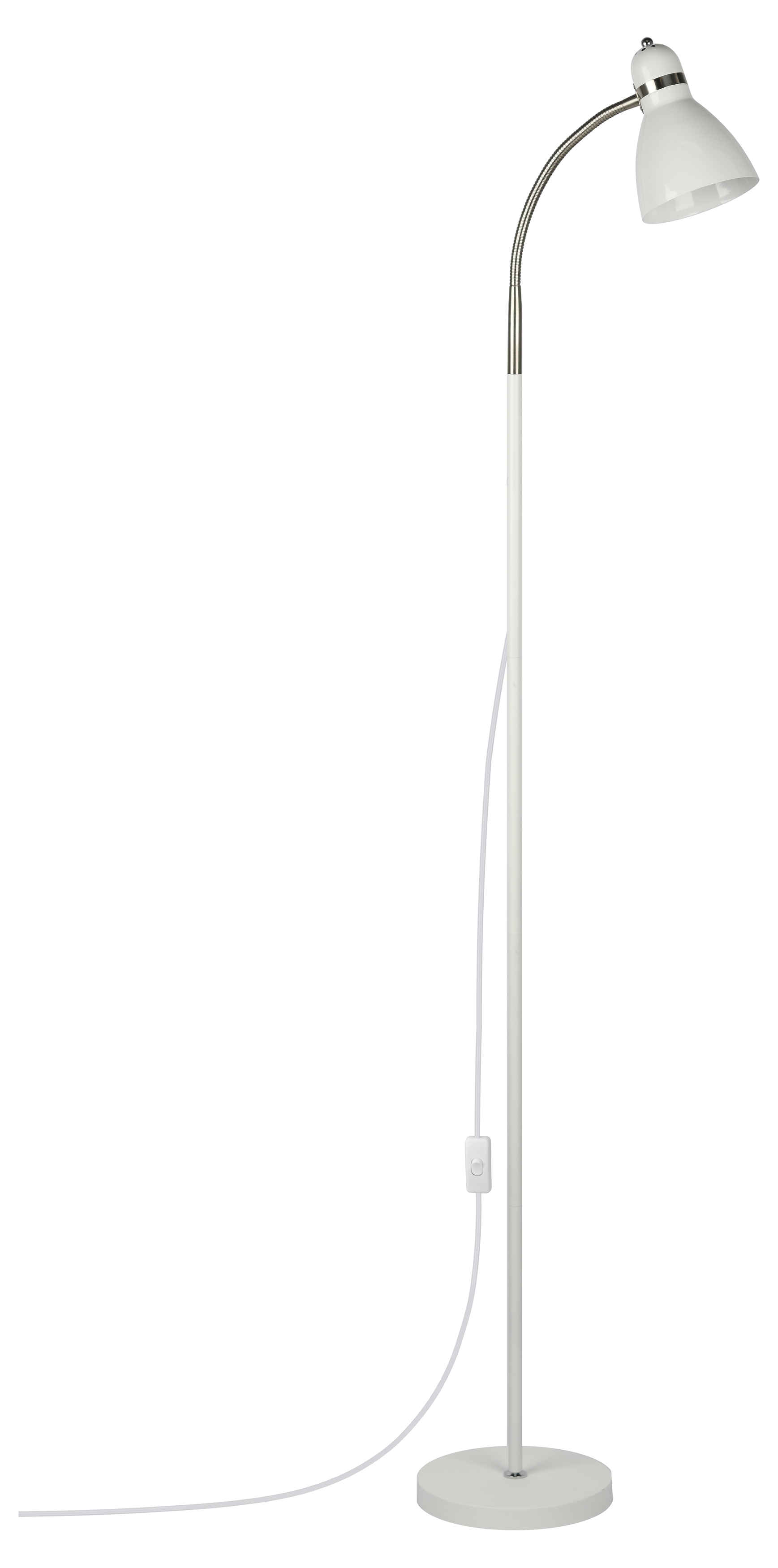 Изображение товара Напольный торшер Rivoli Alina 7086-501, современный стиль, 1 лампа E27, белый