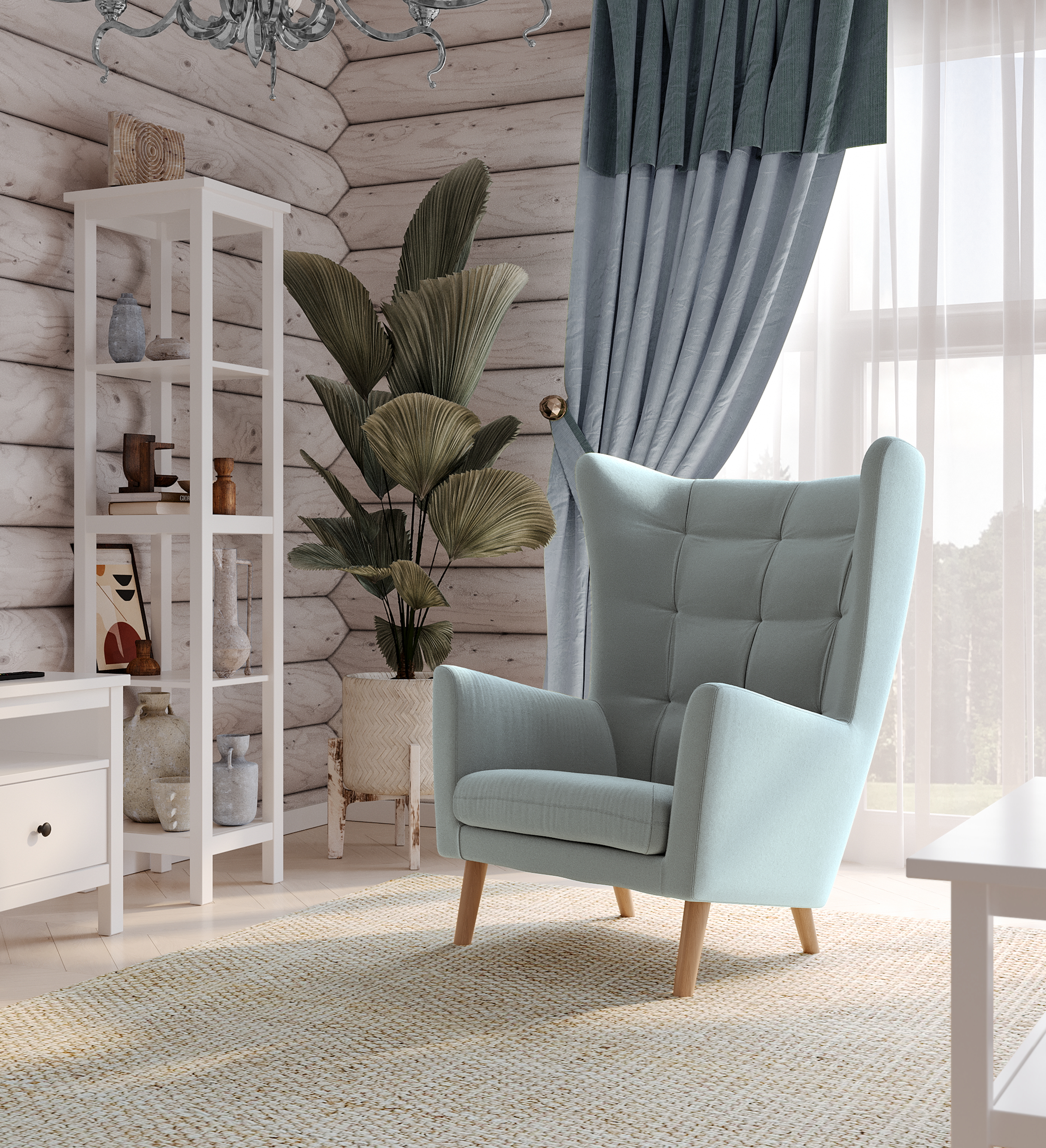 Изображение товара Кресло для отдыха Саари Malmo 72 в цвете mint