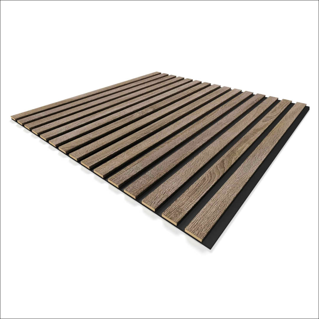 ПанельСтеноваяАкустическаяStellaComfortStandartДубВинтаж600х600х9(уп.1шт.)