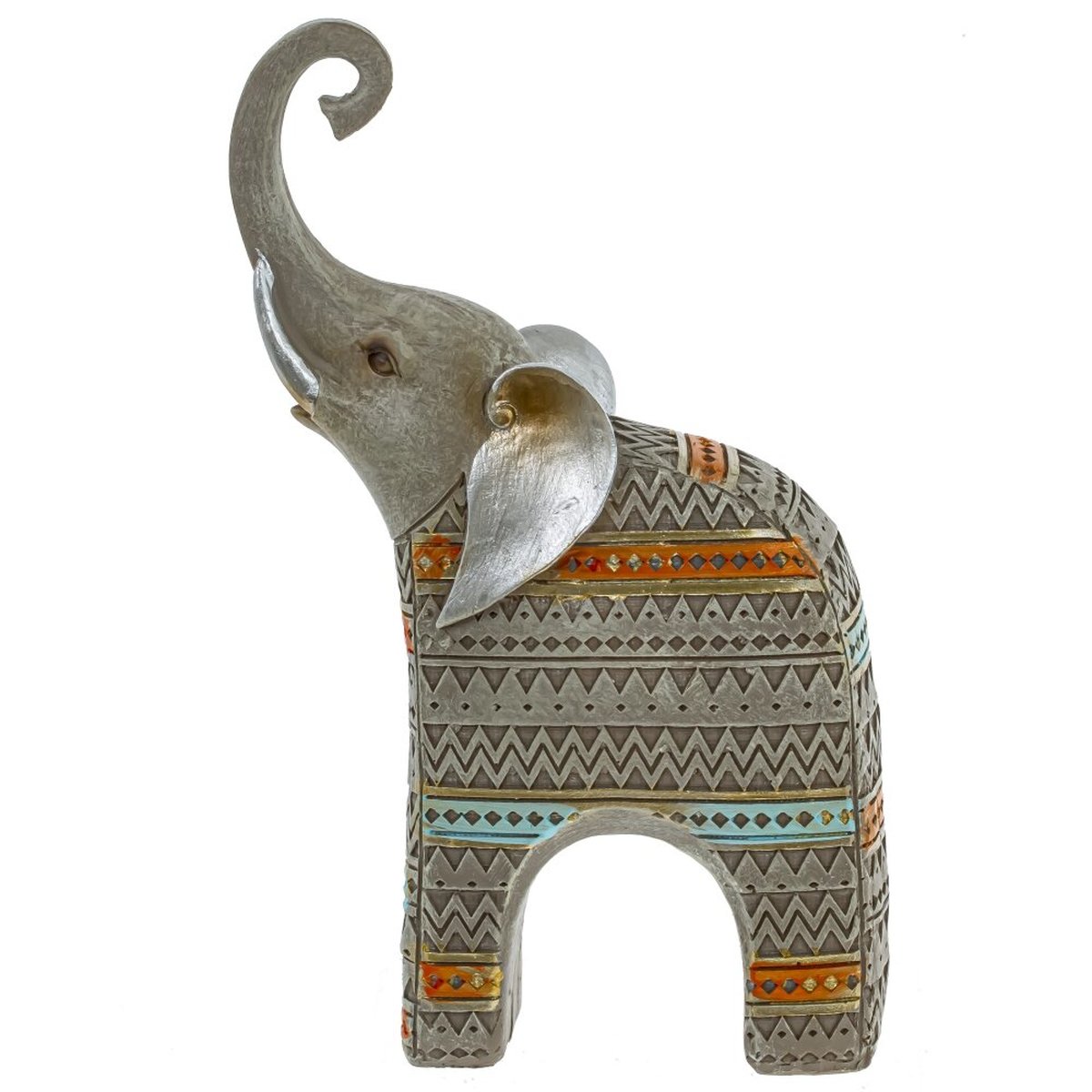 Изображение товара Декоративная фигурка слон из полимерных материалов L14 W5,5 H23 см
