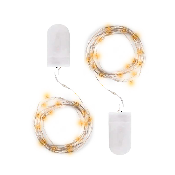 Изображение товара Гирлянда роса ФАZА 20 LED желтый 0,02 м