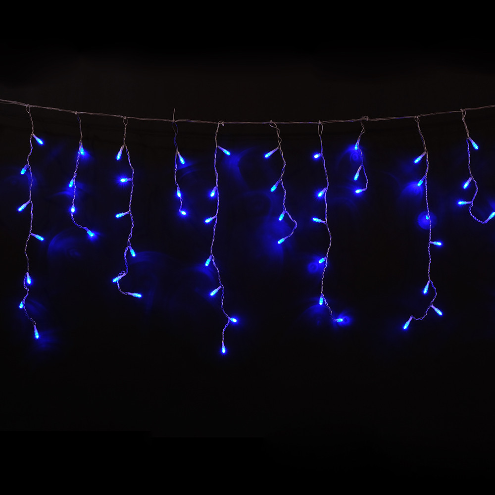 Изображение товара Гирлянда бахрома SH LIGHTS 100 LED синий 2 м