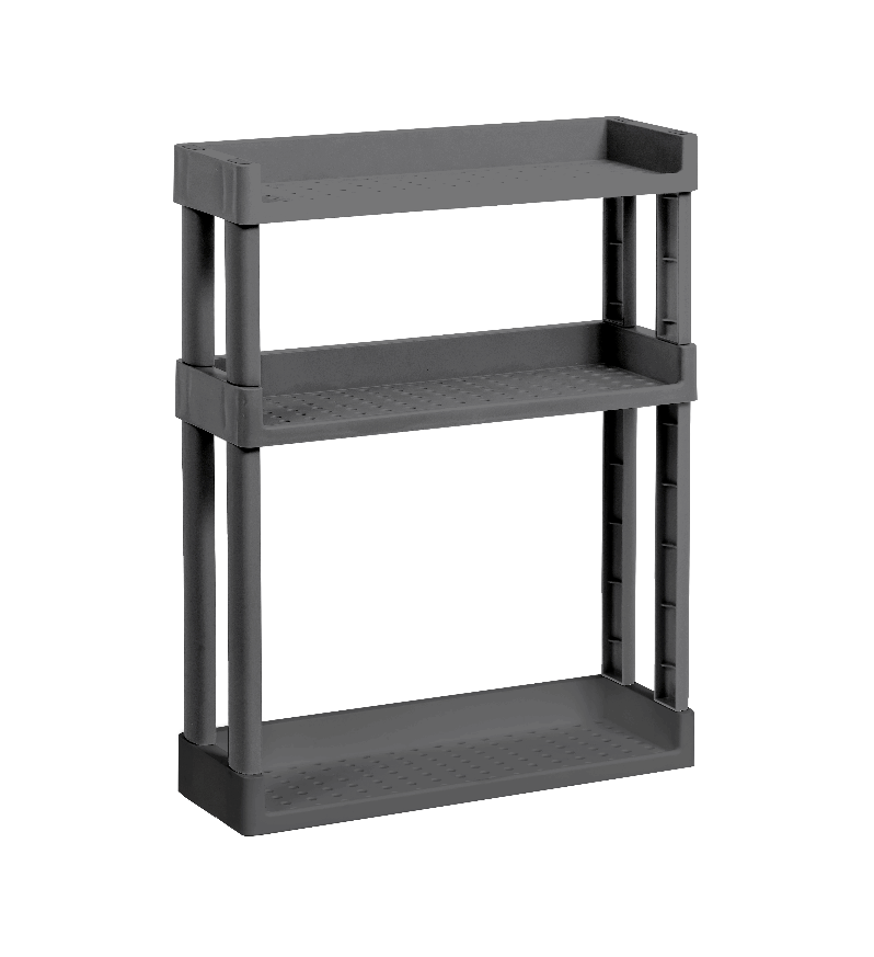 Изображение товара Полка VIKEA навесная 3-х ярусная серая