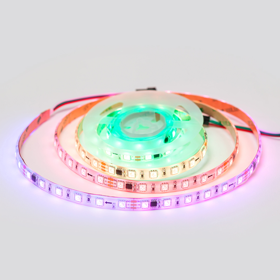 Изображение товара Комплект адресной светодиодной ленты 24В RGB 2м Apeyron Electrics