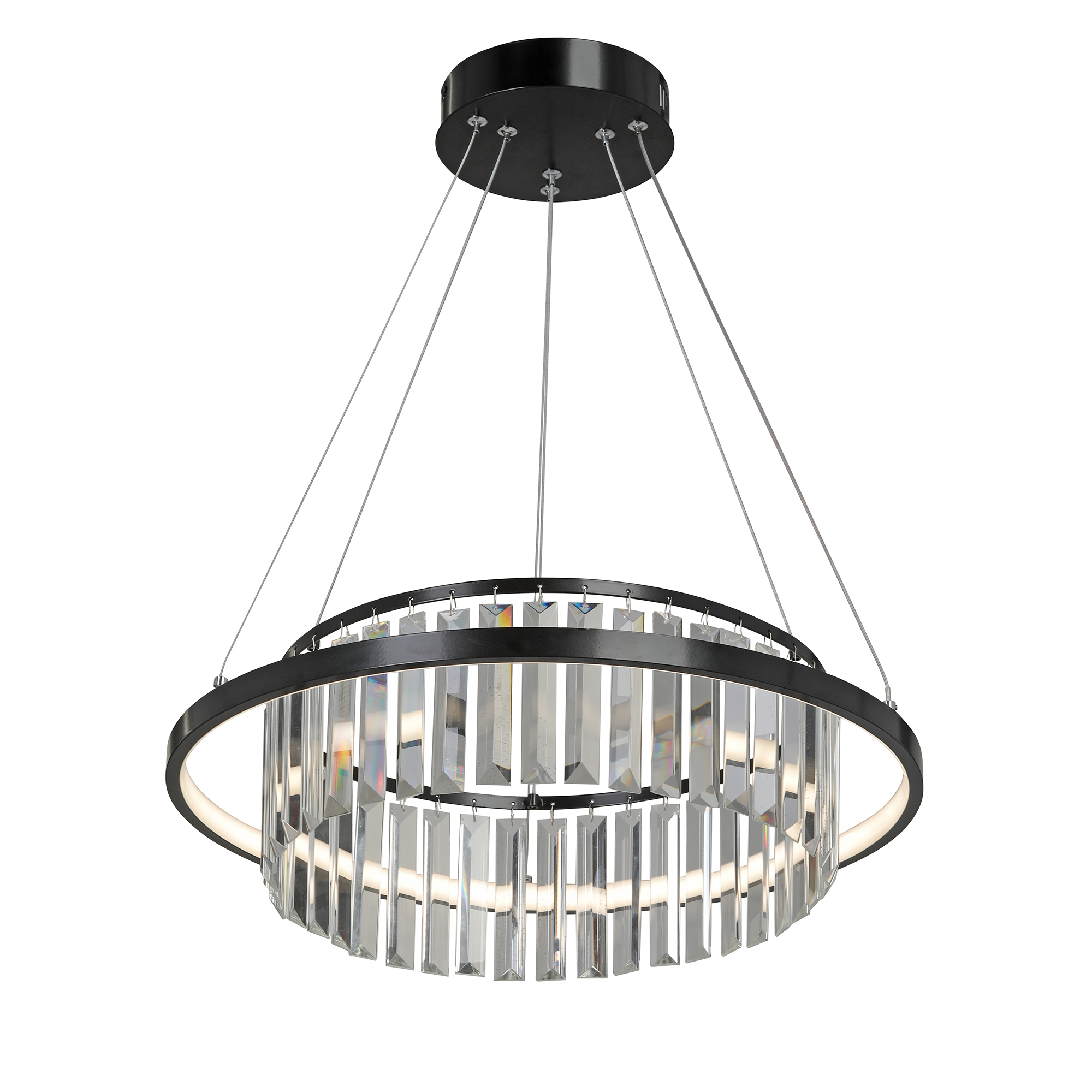 Изображение товара Люстра светодиодная Vitaluce V54010-1/1S, 31Вт, черная