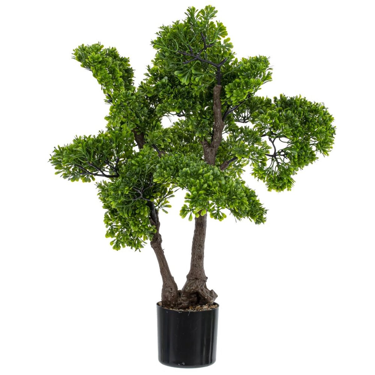 Изображение товара Искусственное дерево Бонсай L52 W41 H67 см зеленый - стильный декор для интерьера