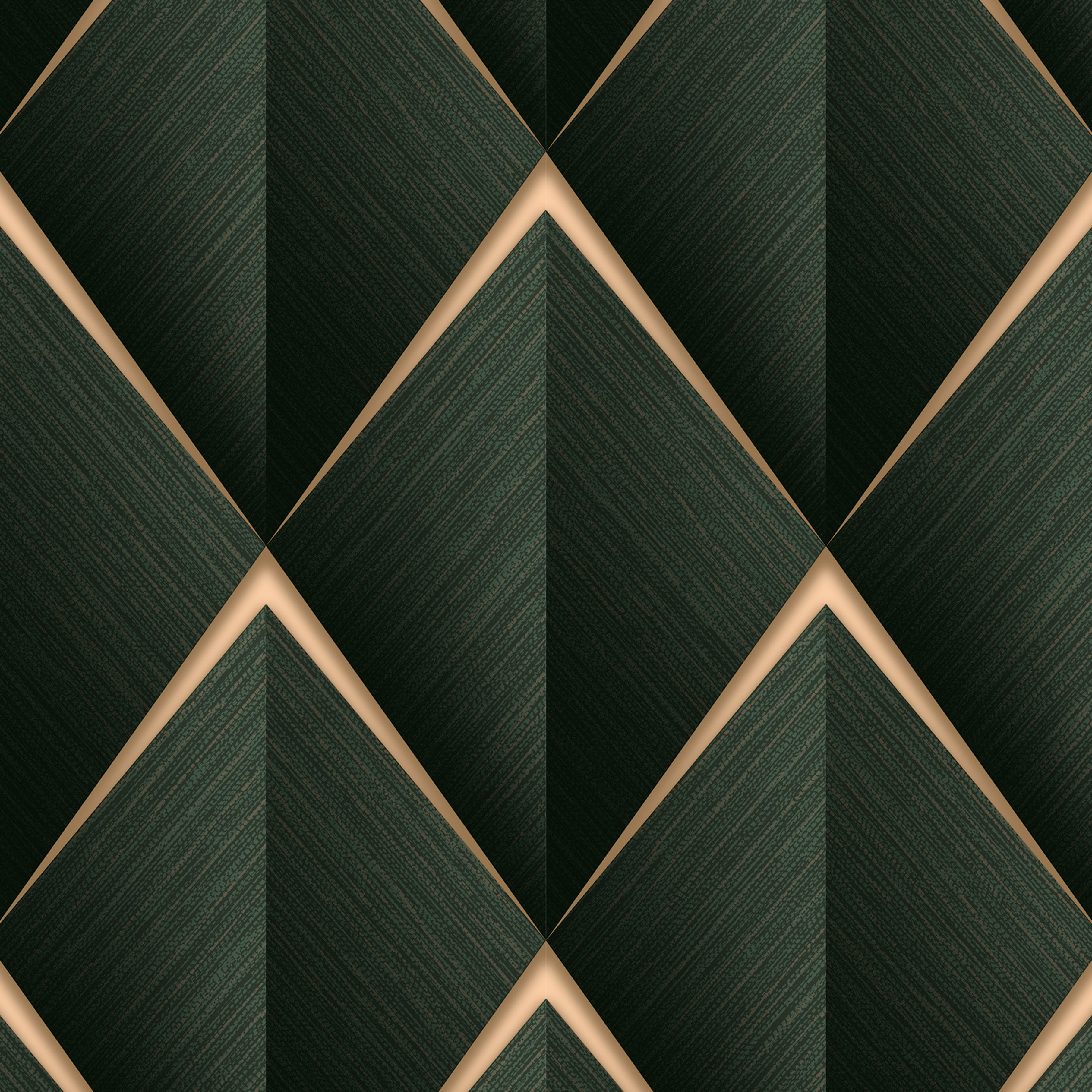 Изображение товара Виниловые обои WallSecret Artique зеленые 1,06х10,05 м современный дизайн