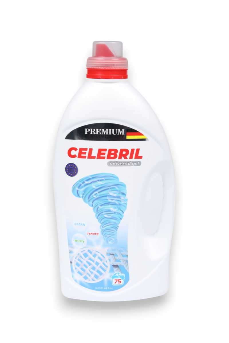 Изображение товара Гель для стирки Celebril 3 л — эффективное экологичное средство