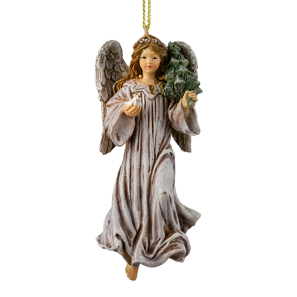 Изображение товара Украшение для елки Ангел Рождества из полирезины 10 см ErichKrause Decor