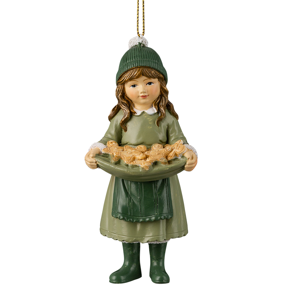 Изображение товара Украшение ErichKrause Decor Девочка с печеньем 12см для елки новогодний декор