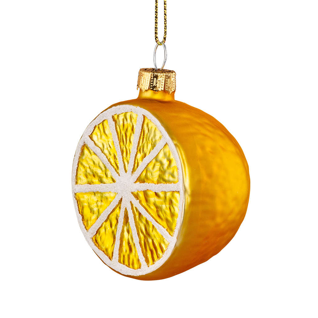 Изображение товара Стеклянное украшение ErichKrause Decor Лимон 7 см для елки