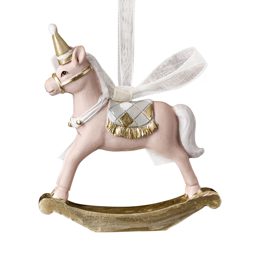 Изображение товара Елочное украшение ErichKrause Decor Лошадка принцессы 8 см