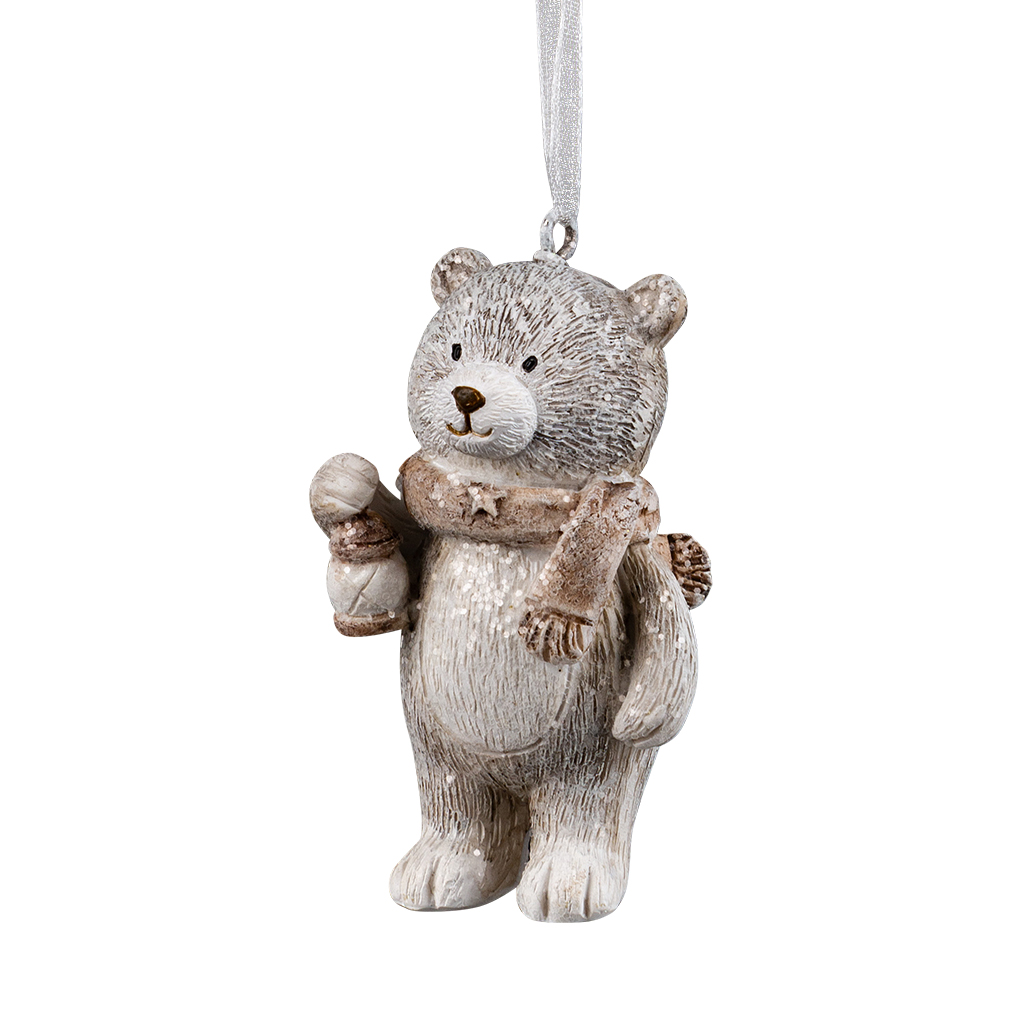 Изображение товара Украшение для елки Мишка с фонарем 7см от ErichKrause