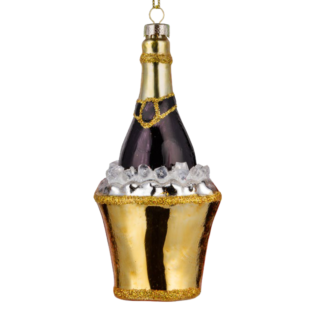 Изображение товара Украшение ErichKrause Decor Охлажденное шампанское 13см, стекло