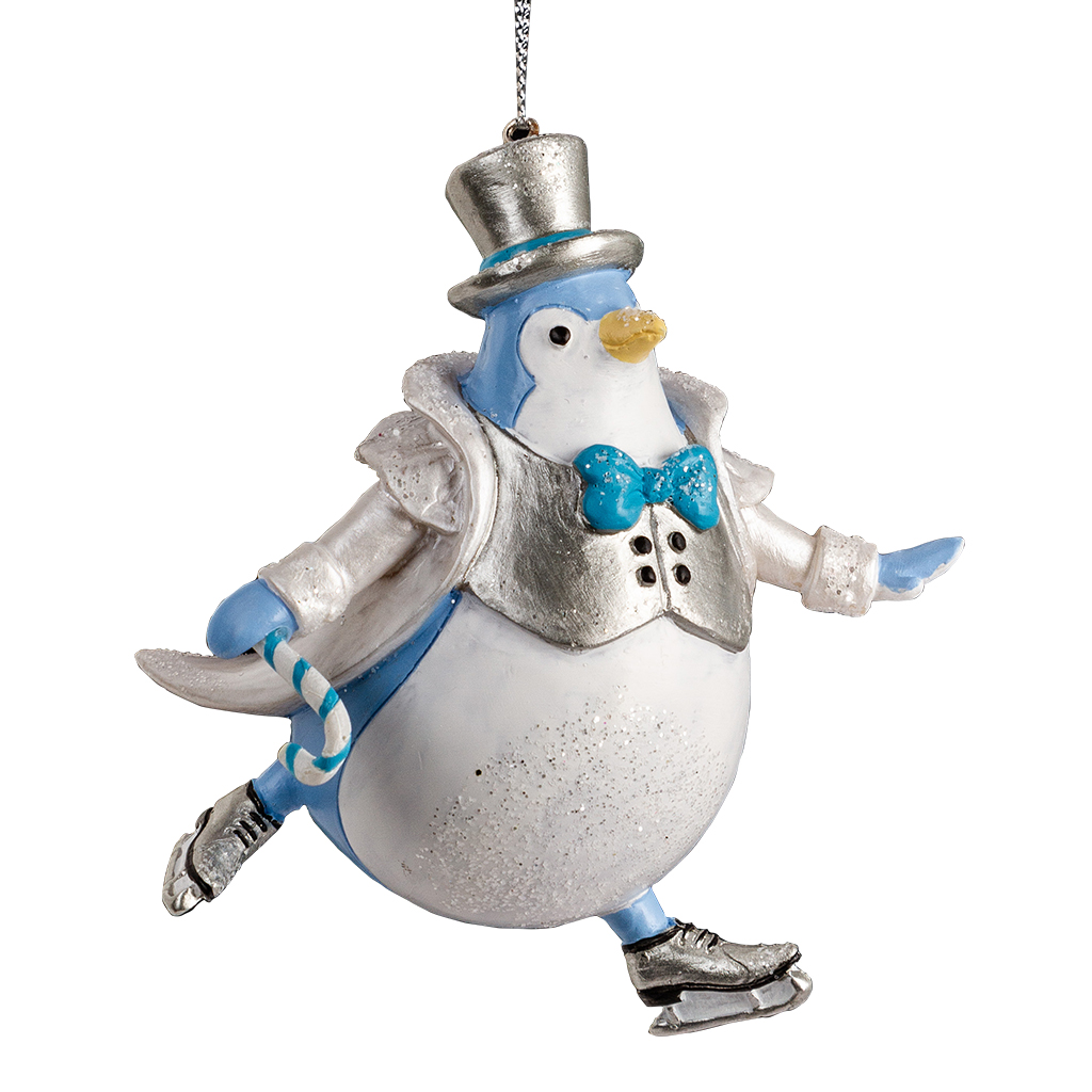 Изображение товара Украшение ErichKrause Пингвин во фраке 10 см для новогоднего декора