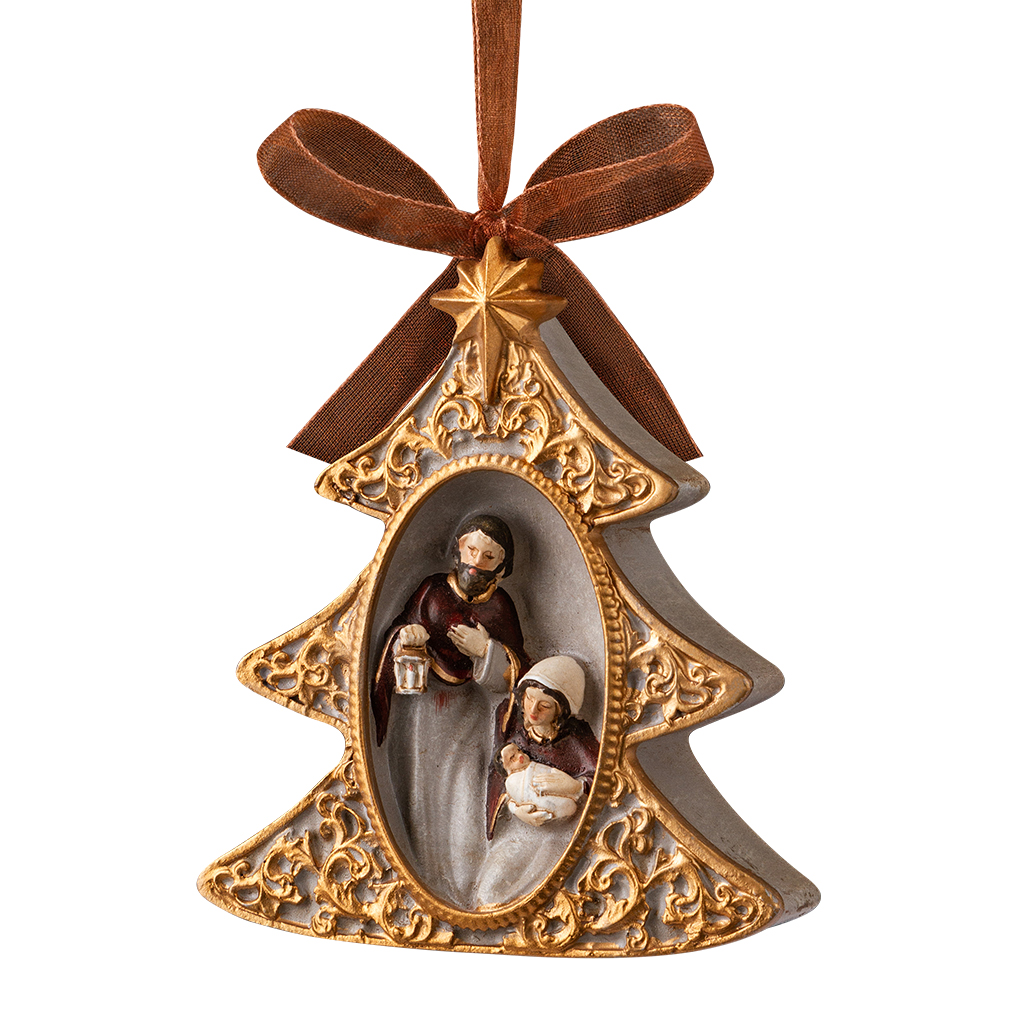 Изображение товара Украшение для елки ErichKrause Decor Рождество 10см объемное с Святом Семейством