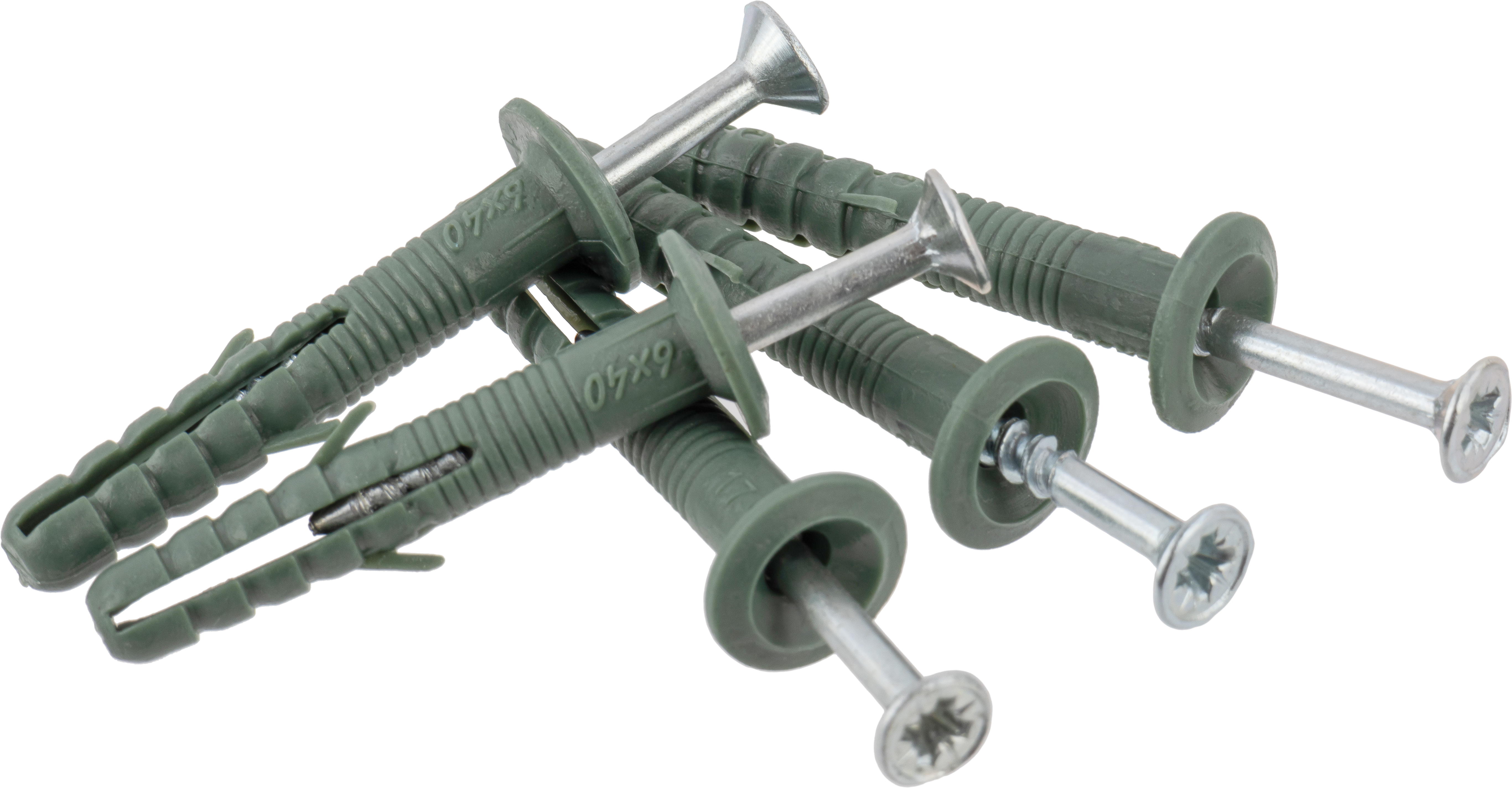 Изображение товара Дюбель-гвоздь 6х40 мм гриб полипропилен 200 шт. для монтажа