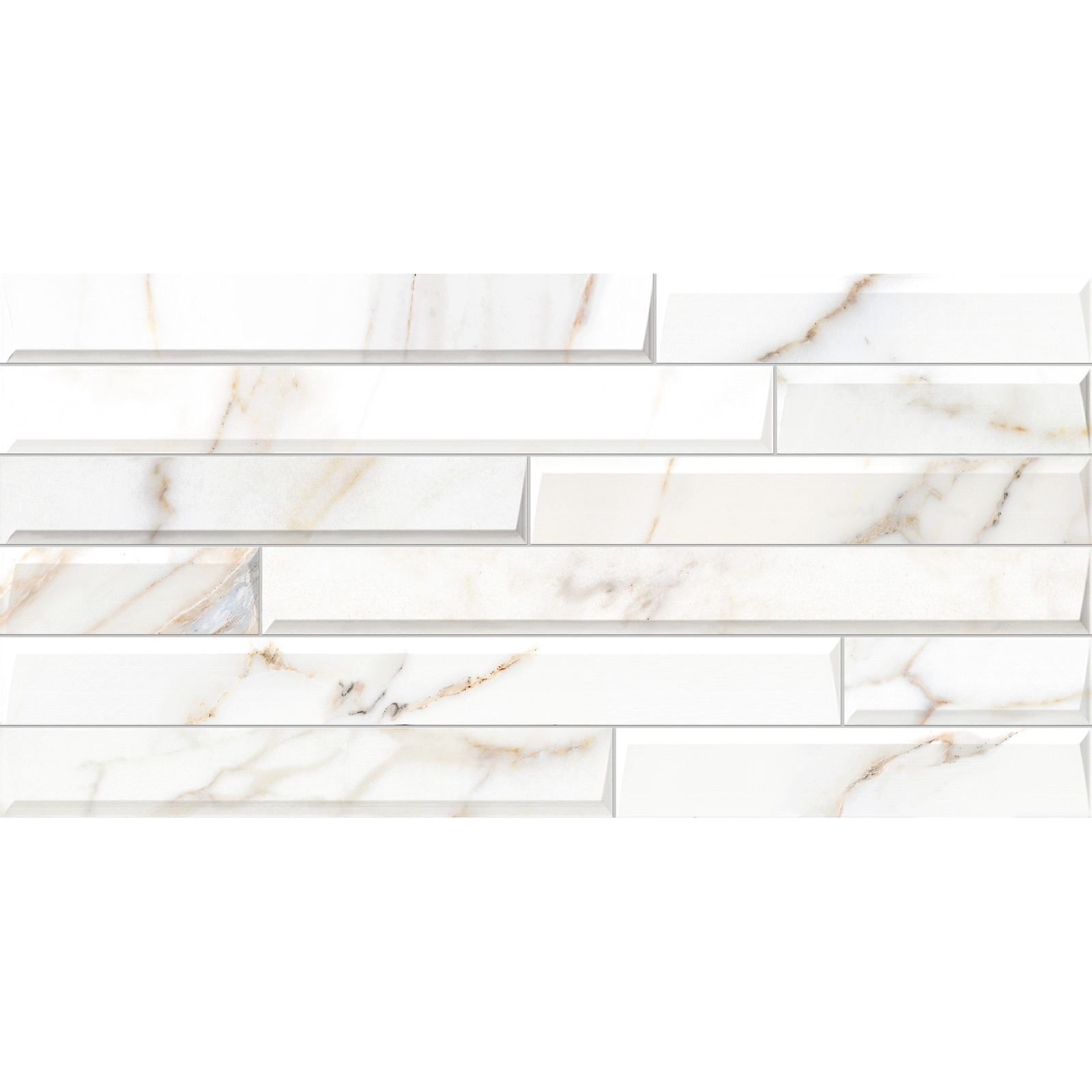 Изображение товара Плитка настенная Alma Ceramica Nevada Кирпичик 24,9X50 см
