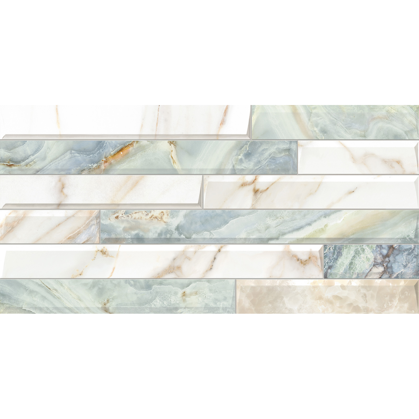 Изображение товара Плитка настенная Alma Ceramica Nevada Многоцв. 24,9X50 см 1,494 м2