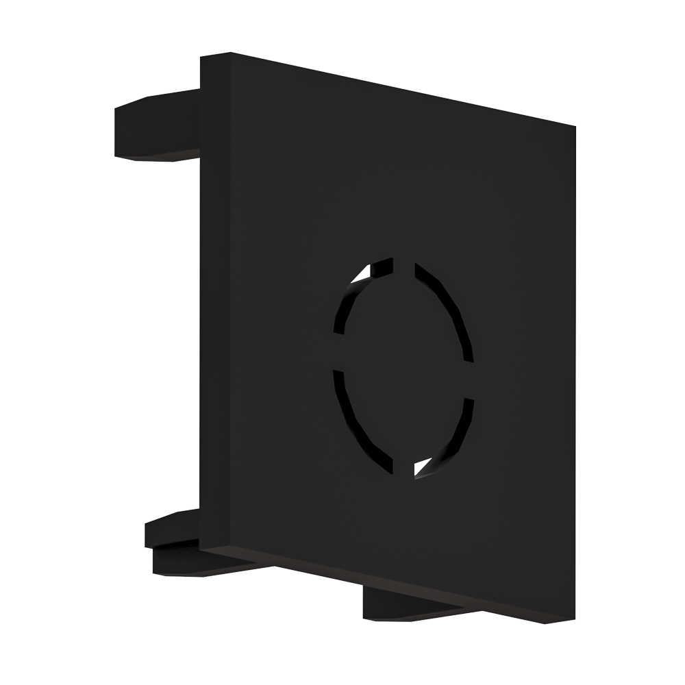 Изображение товара Заглушка для накладной/подвесной шины цвет черный