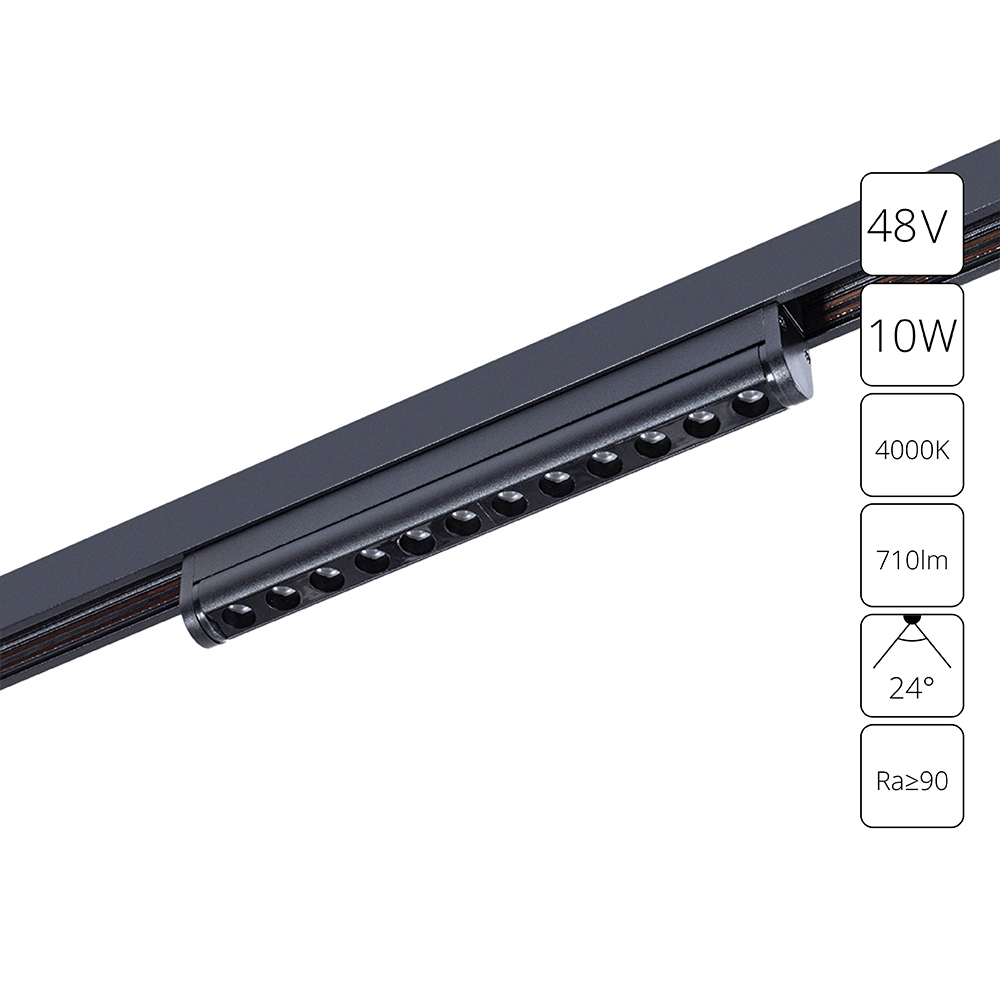 Изображение товара Современный трековый светильник OPTIMA 48В 10W LED для общего освещения