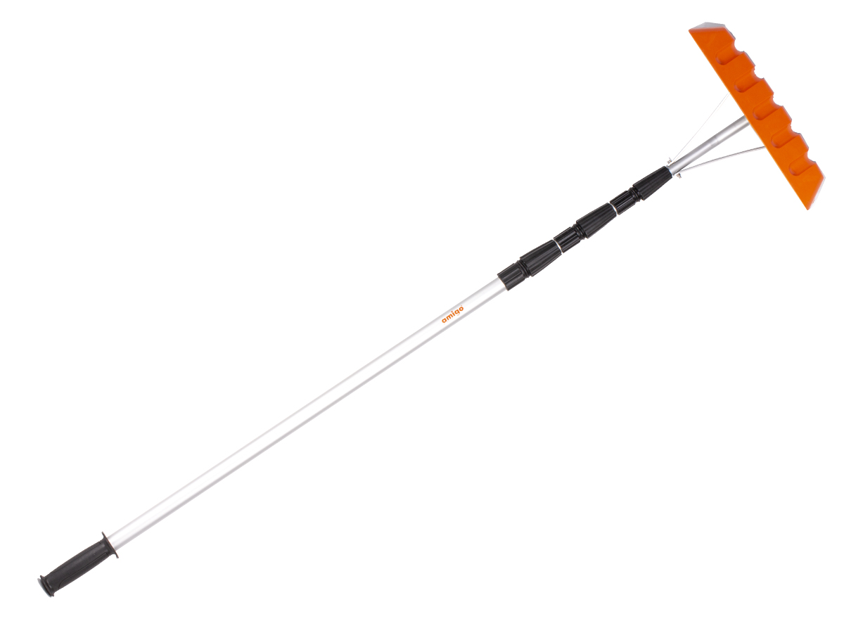 Изображение товара Скребок для снятия снега с крыш AMIGO 78902 телескопический 480 см пластиковый