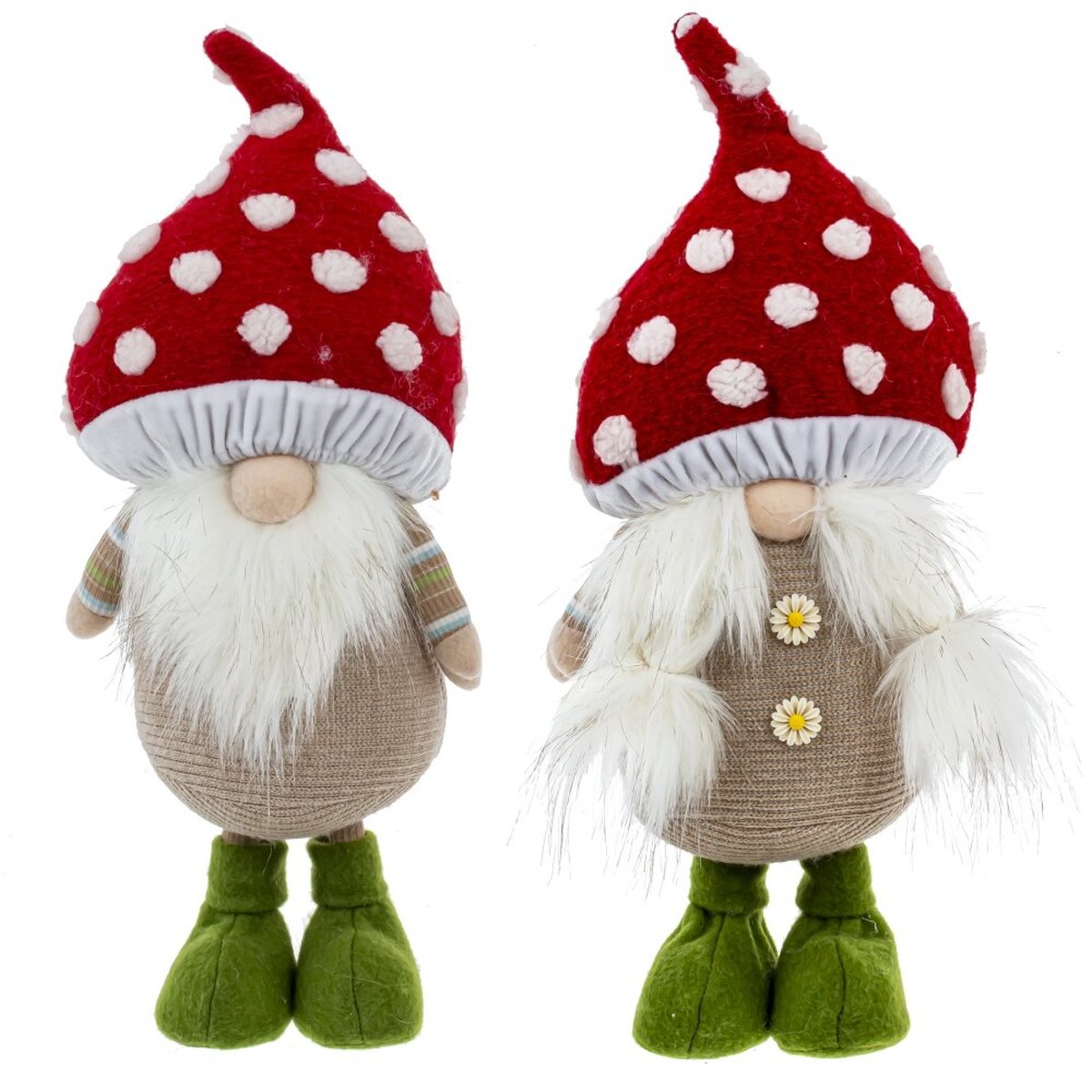 Изображение товара Игрушка набивная Гриб, мягкая фигурка для интерьера и подарка, 36 см