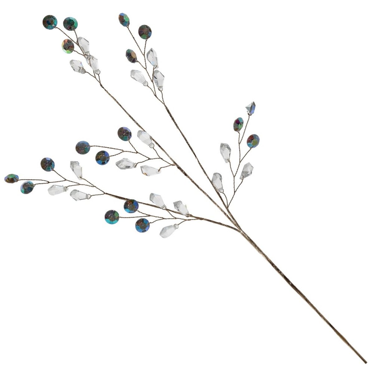 Изображение товара Декоративная ветка для новогоднего оформления 20 см