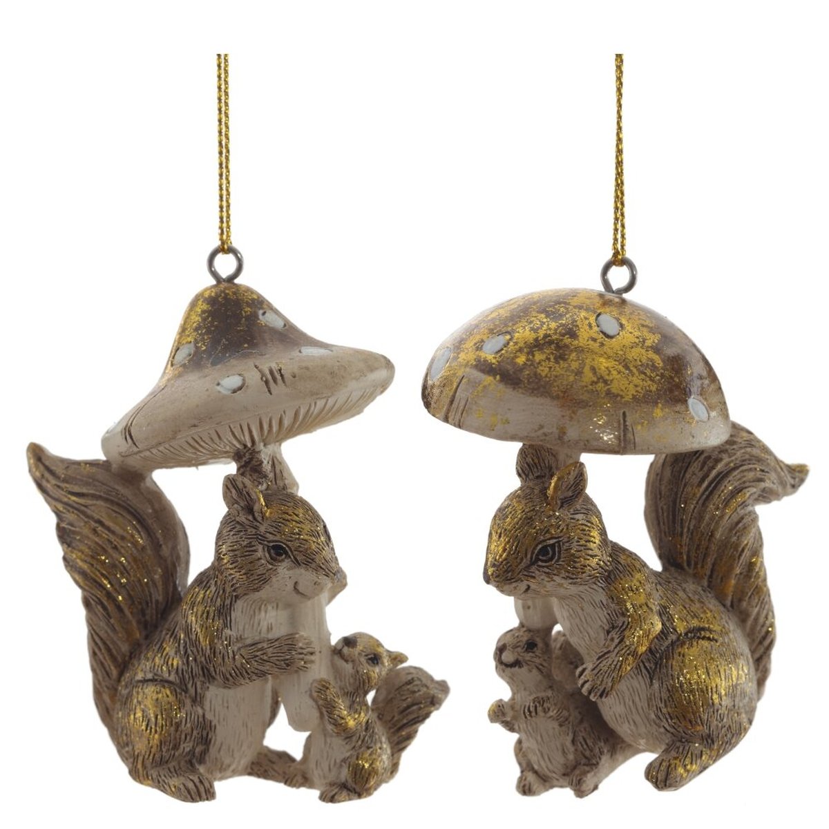 Изображение товара Декоративная подвеска Белка для новогоднего украшения, L6,5 W4,5 H7,5 см