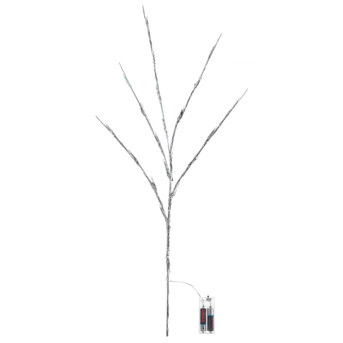Изображение товара Декоративная ветка с подсветкой 20 светодиодов L17 W1 H70 см для декора и праздников