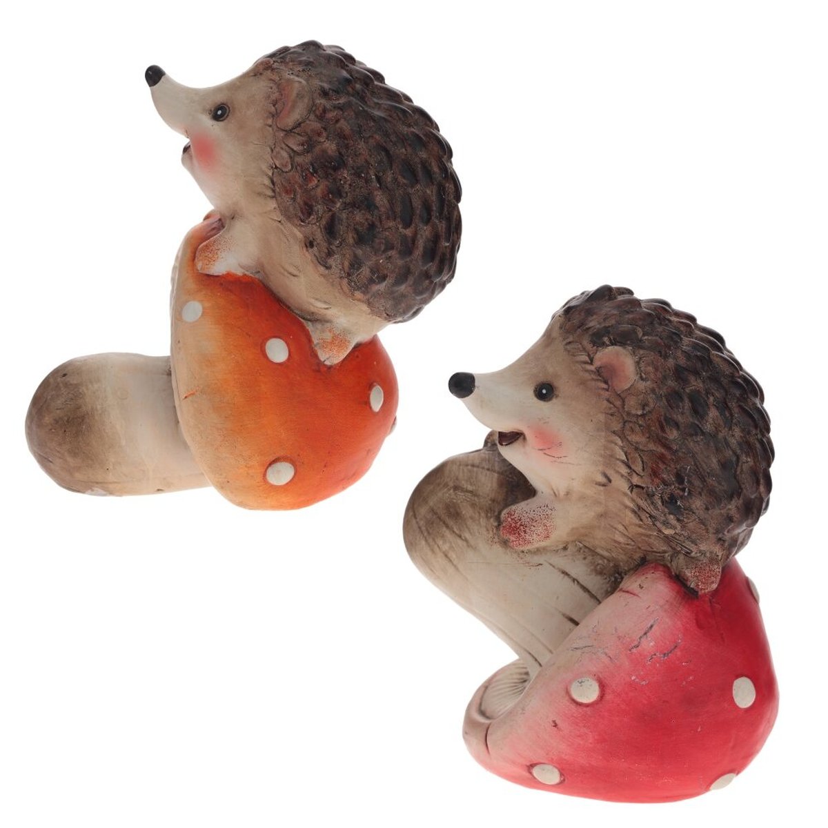 Изображение товара Декоративная фигурка Ёжик из керамики для украшения интерьера