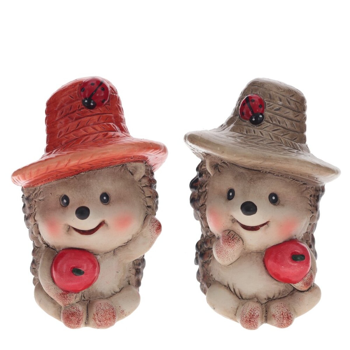 Изображение товара Фигурка декоративная "Ёжик", L6 W6 H7,5 см, 2в.