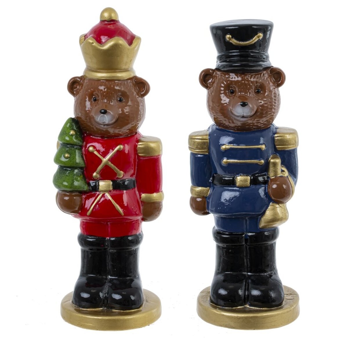 Изображение товара Фигурка декоративная "Медведь", L5 W5 H14,5 см, 2в.