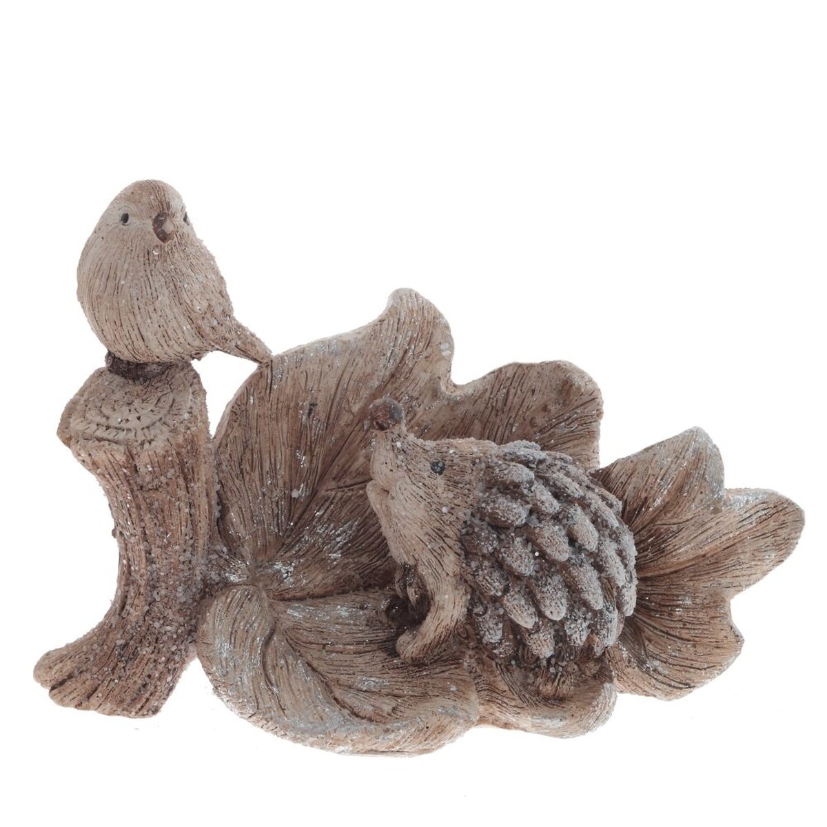 Изображение товара Фигурка декоративная Птичка и ёжик для интерьера