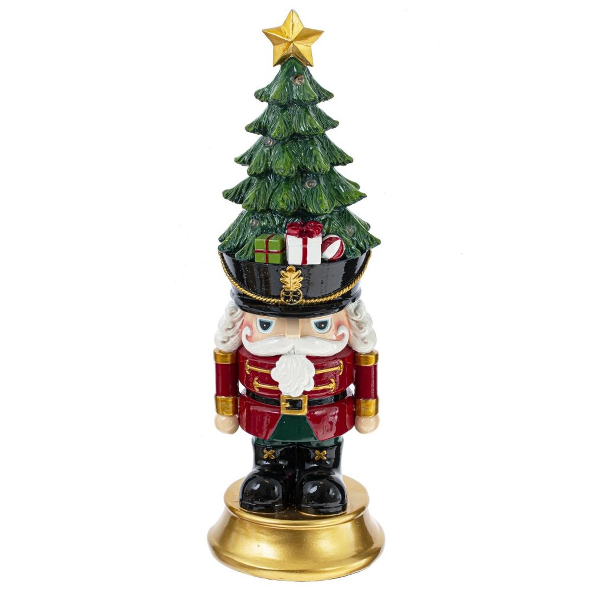 Изображение товара Декоративная фигурка Щелкунчик с подсветкой новогодний интерьер 31 см