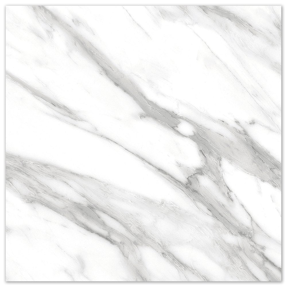 Изображение товара Керамогранит AB Gres White Satuario Glossy 60X60 см 1,44 м² для стен и пола