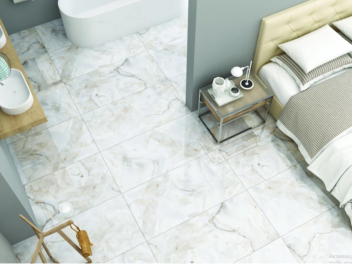 Изображение товара Керамогранит Maimoon Glossy Vlad Onix 60x120 см, глянцевый, внутри и снаружи