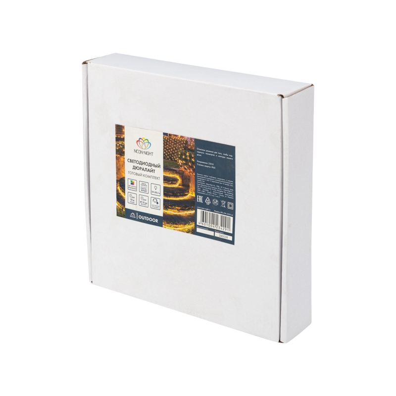 Изображение товара Гирлянда внешняя дюралайт Neon-Night 240 LED белый 10 м