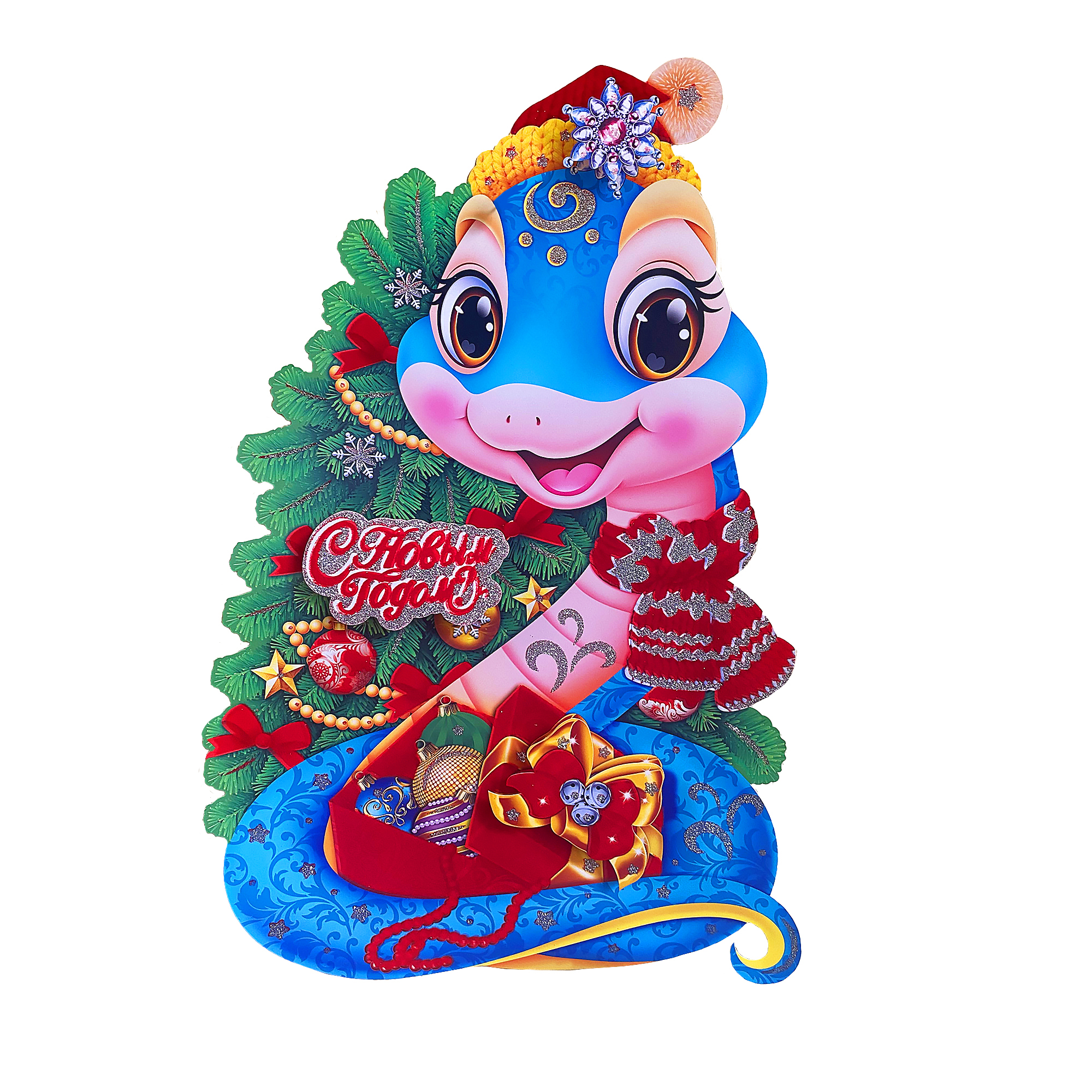 Изображение товара Панно-наклейка бумажное "Символ Нового года"