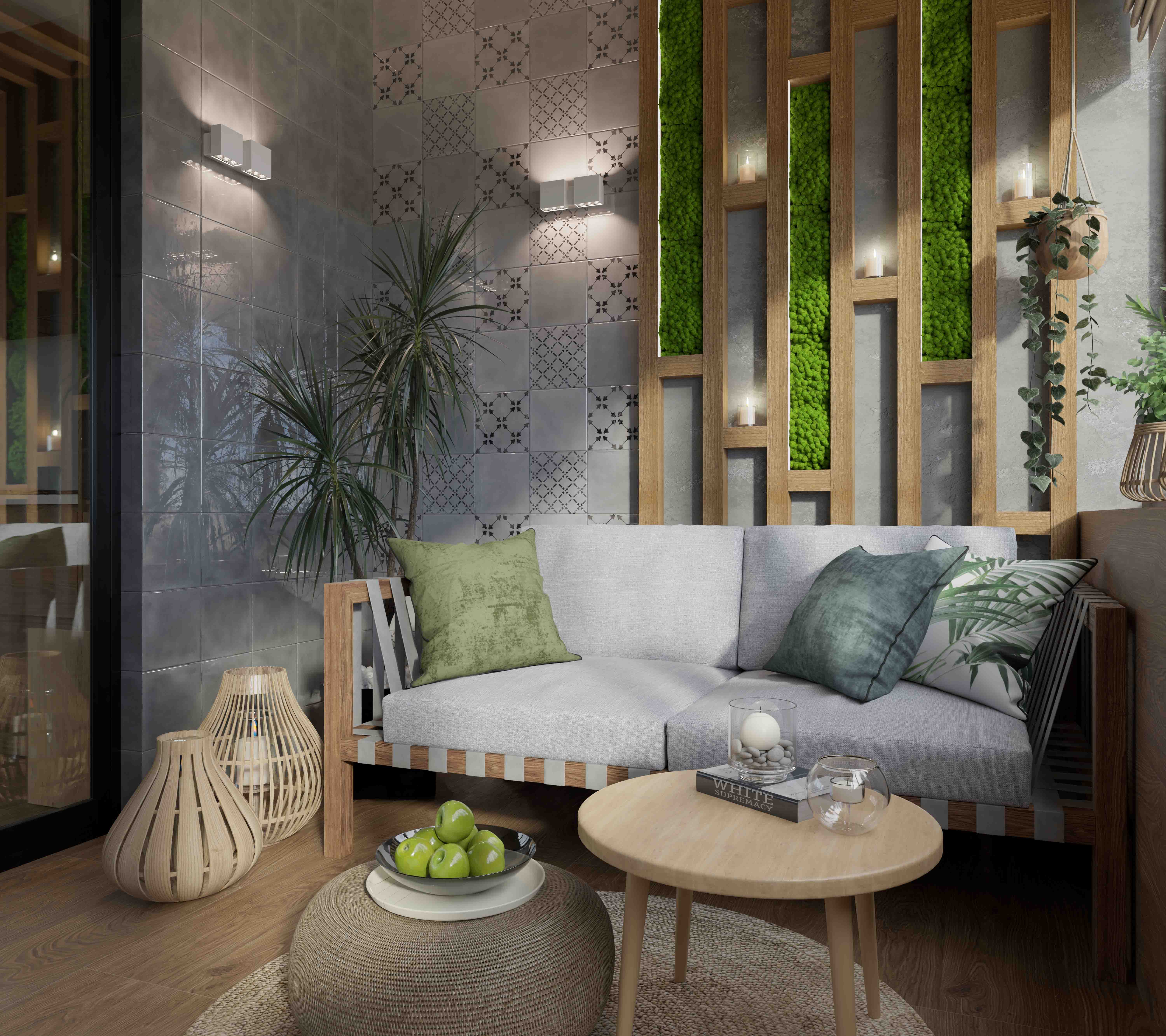 ПлиткаНастеннаяAximaДжазСветлый20X20см1,04м²